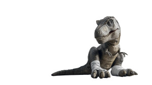 Grumpy T-Rex Vinyl Car Decal Sticker – Waterproof & UV-Resistant 5.4