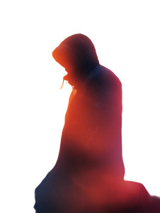 Mysterious Winter Silhouette Vinyl Car Decal Sticker – Waterproof & UV-Resistant 4.1066666666666665"