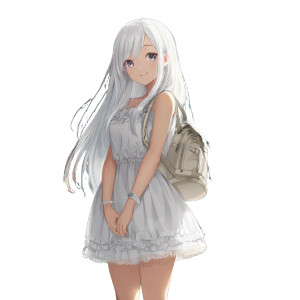 White-Haired Anime Girl V5 Vinyl Car Decal Sticker – Waterproof & UV-Resistant 3.4133333333333336" White-Haired Anime Girl V5 Vinyl Car Decal Sticker – Waterproof & UV-Resistant 3.4133333333333336"