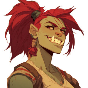 Orc Girl Character Vinyl Car Decal Sticker – Waterproof & UV-Resistant 3.4133333333333336" Orc Girl Character Vinyl Car Decal Sticker – Waterproof & UV-Resistant 3.4133333333333336"