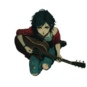 Gothic Guitarist V5 Vinyl Car Decal Sticker – Waterproof & UV-Resistant 3.4133333333333336" Gothic Guitarist V5 Vinyl Car Decal Sticker – Waterproof & UV-Resistant 3.4133333333333336"