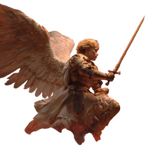 Arcángel Miguel V2 Vinyl Car Decal Sticker – Waterproof & UV-Resistant 3.4133333333333336"