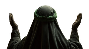 Grieving Arab Woman Vinyl Car Decal Sticker – Waterproof & UV-Resistant 2.72"