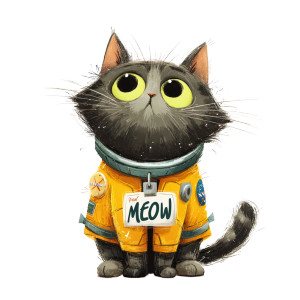 Space Cat V43 Vinyl Car Decal Sticker – Waterproof & UV-Resistant 3.4133333333333336" Space Cat V43 Vinyl Car Decal Sticker – Waterproof & UV-Resistant 3.4133333333333336"