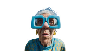 Humorous Elderly Woman Vinyl Car Decal Sticker – Waterproof & UV-Resistant 5.4 Humorous Elderly Woman Vinyl Car Decal Sticker – Waterproof & UV-Resistant 5.4