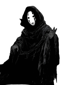 No-Face Horror Vinyl Car Decal Sticker – Waterproof & UV-Resistant 8.0"