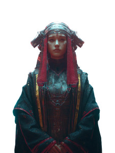 Cyberpunk Priestess V6 Vinyl Car Decal Sticker – Waterproof & UV-Resistant 8.213333333333333" Cyberpunk Priestess V6 Vinyl Car Decal Sticker – Waterproof & UV-Resistant 8.213333333333333"