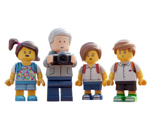 Lego Schoolyard Scene Vinyl Car Decal Sticker – Waterproof & UV-Resistant 6.1866666666666665"
