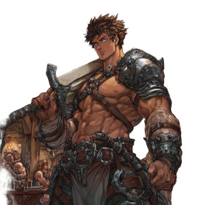 Rugged Fantasy Warrior V2 Vinyl Car Decal Sticker – Waterproof & UV-Resistant 3.4133333333333336"