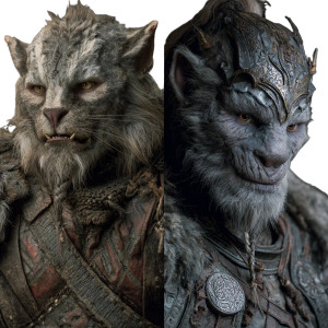 Khajit-Uruk Hybrid Vinyl Car Decal Sticker – Waterproof & UV-Resistant 3.4133333333333336"