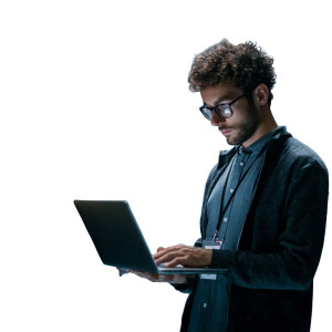 It Technician Working V4 Vinyl Car Decal Sticker – Waterproof & UV-Resistant 6.826666666666667"