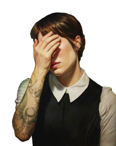 Mysterious Portrait V5 Vinyl Car Decal Sticker – Waterproof & UV-Resistant 8.213333333333333"