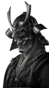 Samurai Helmet Close-Up Vinyl Car Decal Sticker – Waterproof & UV-Resistant 9.706666666666667"