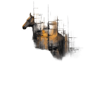 Abstract Gothic Horse Vinyl Car Decal Sticker – Waterproof & UV-Resistant 3.4133333333333336" Abstract Gothic Horse Vinyl Car Decal Sticker – Waterproof & UV-Resistant 3.4133333333333336"