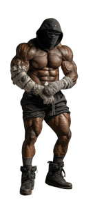 Muscular Bodybuilder Posing V2 Vinyl Car Decal Sticker – Waterproof & UV-Resistant 5.333333333333333"