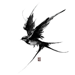 Swallow Tattoo Design Vinyl Car Decal Sticker – Waterproof & UV-Resistant 3.4133333333333336" Swallow Tattoo Design Vinyl Car Decal Sticker – Waterproof & UV-Resistant 3.4133333333333336"