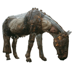 Tribal Transparent Horse Vinyl Car Decal Sticker – Waterproof & UV-Resistant 6.826666666666667"