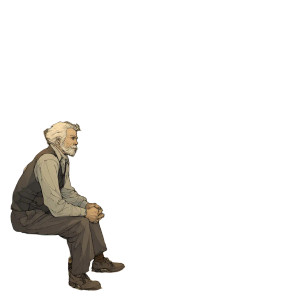 Old Man Reflecting Vinyl Car Decal Sticker – Waterproof & UV-Resistant 3.4133333333333336" Old Man Reflecting Vinyl Car Decal Sticker – Waterproof & UV-Resistant 3.4133333333333336"