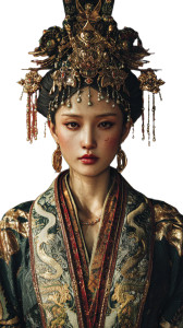 Wu Zetian Portrait Vinyl Car Decal Sticker – Waterproof & UV-Resistant 4.8533333333333335"