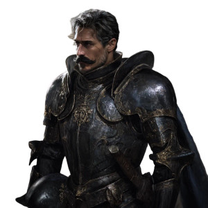 Battle-Worn Knight V13 Vinyl Car Decal Sticker – Waterproof & UV-Resistant 3.4133333333333336"