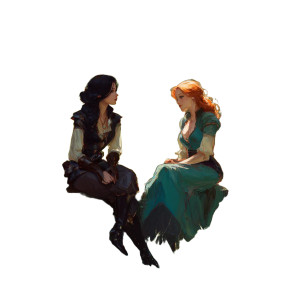 Triss And Yennefer Vinyl Car Decal Sticker – Waterproof & UV-Resistant 3.4133333333333336" Triss And Yennefer Vinyl Car Decal Sticker – Waterproof & UV-Resistant 3.4133333333333336"