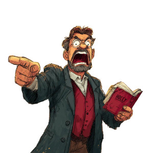 Preacher Preaching Vinyl Car Decal Sticker – Waterproof & UV-Resistant 3.4133333333333336" Preacher Preaching Vinyl Car Decal Sticker – Waterproof & UV-Resistant 3.4133333333333336"
