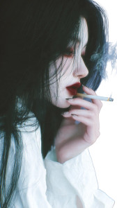 Mysterious Smoking Woman V4 Vinyl Car Decal Sticker – Waterproof & UV-Resistant 4.8533333333333335" Mysterious Smoking Woman V4 Vinyl Car Decal Sticker – Waterproof & UV-Resistant 4.8533333333333335"