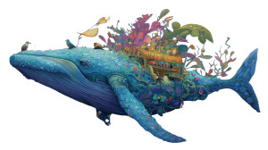 Whimsical Transformative Creature Vinyl Car Decal Sticker – Waterproof & UV-Resistant 2.72"