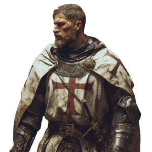 Teutonic Knight Hardy V3 Vinyl Car Decal Sticker – Waterproof & UV-Resistant 3.4133333333333336"