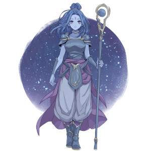 Astral Warrior Vinyl Car Decal Sticker – Waterproof & UV-Resistant 3.4133333333333336"