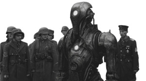 Futuristic Robot God Vinyl Car Decal Sticker – Waterproof & UV-Resistant 5.4