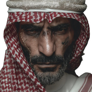 Scarred Saudi Man Vinyl Car Decal Sticker – Waterproof & UV-Resistant 3.4133333333333336" Scarred Saudi Man Vinyl Car Decal Sticker – Waterproof & UV-Resistant 3.4133333333333336"