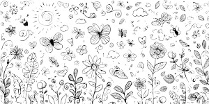 Springtime Doodle Art Vinyl Car Decal Sticker – Waterproof & UV-Resistant 5.12" Springtime Doodle Art Vinyl Car Decal Sticker – Waterproof & UV-Resistant 5.12"