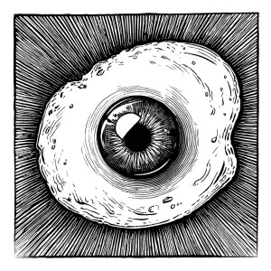 Eyeball Egg Vinyl Car Decal Sticker – Waterproof & UV-Resistant 3.4133333333333336" Eyeball Egg Vinyl Car Decal Sticker – Waterproof & UV-Resistant 3.4133333333333336"