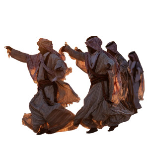 Desert Dance Sunrise Vinyl Car Decal Sticker – Waterproof & UV-Resistant 3.4133333333333336"