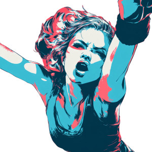 Rebellious Pop Art Girl Vinyl Car Decal Sticker – Waterproof & UV-Resistant 3.4133333333333336" Rebellious Pop Art Girl Vinyl Car Decal Sticker – Waterproof & UV-Resistant 3.4133333333333336"