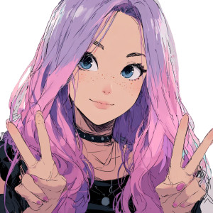 Pastel Goth Anime Girl V3 Vinyl Car Decal Sticker – Waterproof & UV-Resistant 3.4133333333333336" Pastel Goth Anime Girl V3 Vinyl Car Decal Sticker – Waterproof & UV-Resistant 3.4133333333333336"