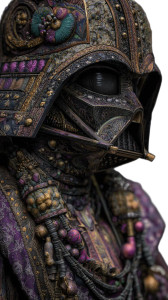 Samurai Darth Vader V8 Vinyl Car Decal Sticker – Waterproof & UV-Resistant 4.8533333333333335"