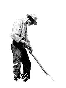 1940'S Farmer Plowing Vinyl Car Decal Sticker – Waterproof & UV-Resistant 4.1066666666666665" 1940'S Farmer Plowing Vinyl Car Decal Sticker – Waterproof & UV-Resistant 4.1066666666666665"