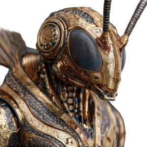 Golden Hornet Warrior Vinyl Car Decal Sticker – Waterproof & UV-Resistant 3.4133333333333336"