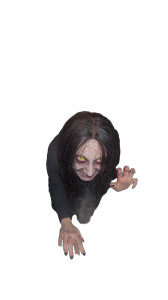 Terrifying Halloween Witch V5 Vinyl Car Decal Sticker – Waterproof & UV-Resistant 9.706666666666667"