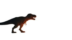 Roaring T-Rex Storm Vinyl Car Decal Sticker – Waterproof & UV-Resistant 2.72"