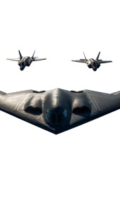Military Aircraft Trio Vinyl Car Decal Sticker – Waterproof & UV-Resistant 9.706666666666667"