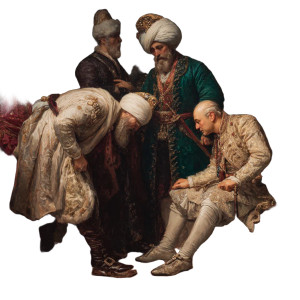 Ottoman Sultan Bows Vinyl Car Decal Sticker – Waterproof & UV-Resistant 6.826666666666667"