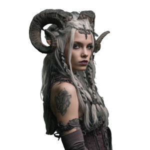 Gothic Female Satyr Vinyl Car Decal Sticker – Waterproof & UV-Resistant 3.4133333333333336" Gothic Female Satyr Vinyl Car Decal Sticker – Waterproof & UV-Resistant 3.4133333333333336"
