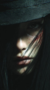 Intense Scarred Woman Vinyl Car Decal Sticker – Waterproof & UV-Resistant 4.8533333333333335"