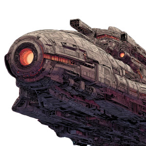 Guardian Spaceship Vinyl Car Decal Sticker – Waterproof & UV-Resistant 3.4133333333333336" Guardian Spaceship Vinyl Car Decal Sticker – Waterproof & UV-Resistant 3.4133333333333336"