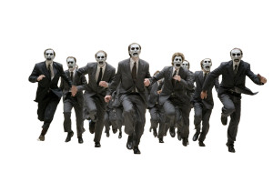 Corporate Zombies Dance Vinyl Car Decal Sticker – Waterproof & UV-Resistant 2.986666666666667"