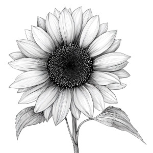 Sunflower Line Drawing Vinyl Car Decal Sticker – Waterproof & UV-Resistant 3.4133333333333336" Sunflower Line Drawing Vinyl Car Decal Sticker – Waterproof & UV-Resistant 3.4133333333333336"
