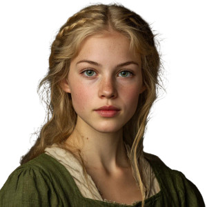 Medieval Young Woman Vinyl Car Decal Sticker – Waterproof & UV-Resistant 3.4133333333333336" Medieval Young Woman Vinyl Car Decal Sticker – Waterproof & UV-Resistant 3.4133333333333336"